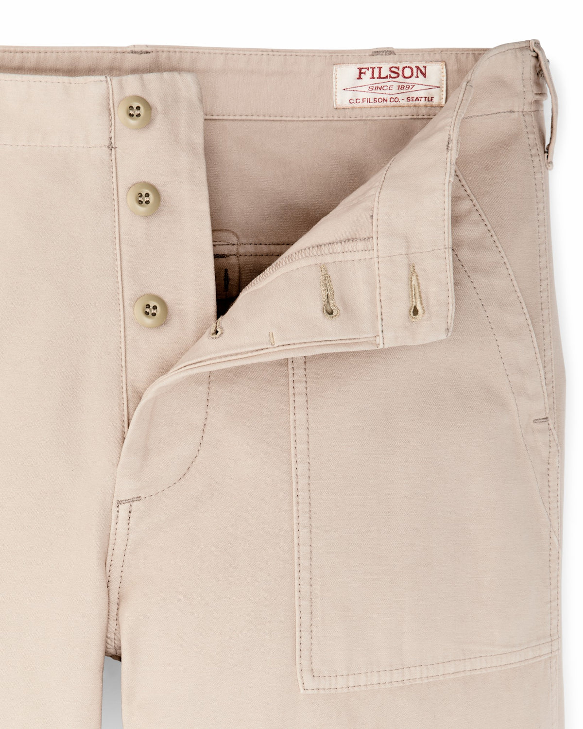 Men Filson Field Supply Pants - Washed Oatmeal