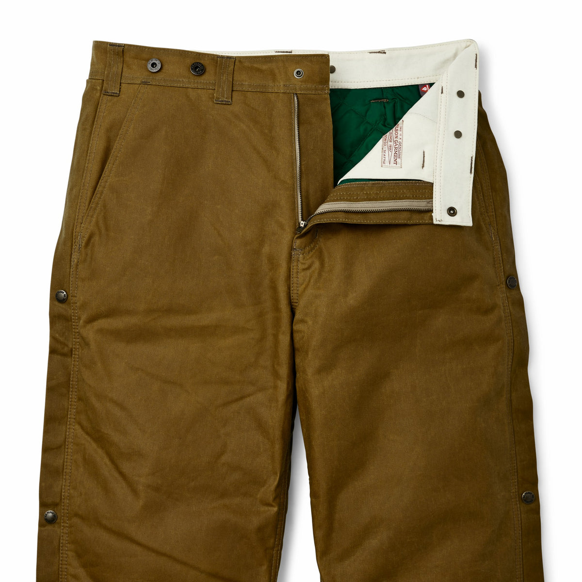 Men Filson Insulated Tin Cloth Pants