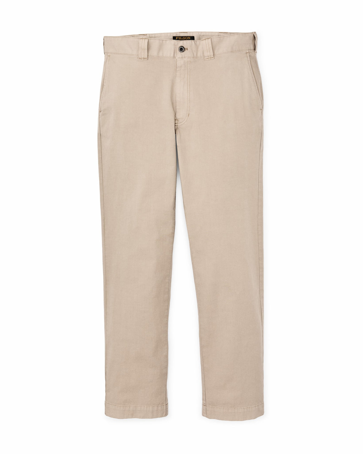 Men Filson Granite Mountain Flat Front Pants - Buck Tan