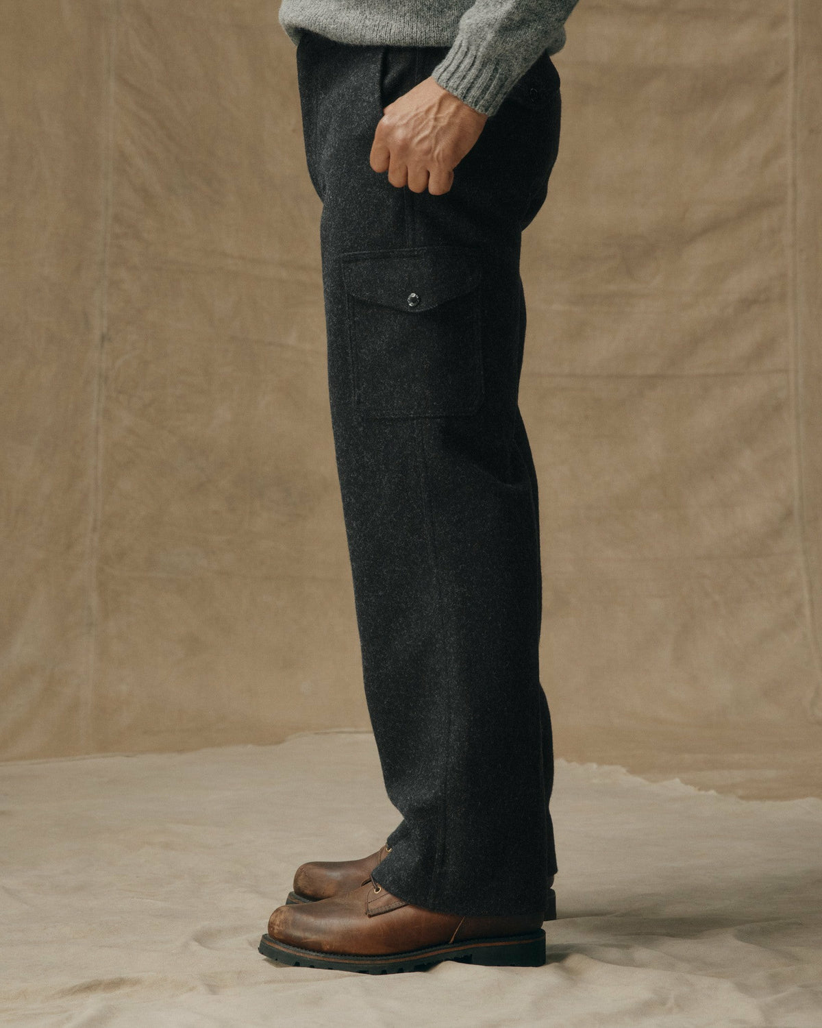 Men Filson Mackinaw Wool Field Pants