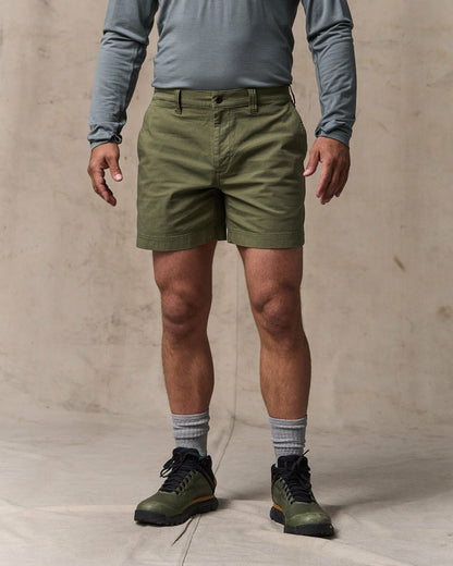 Men Filson Granite Mountain 6" Shorts - Burnt Olive