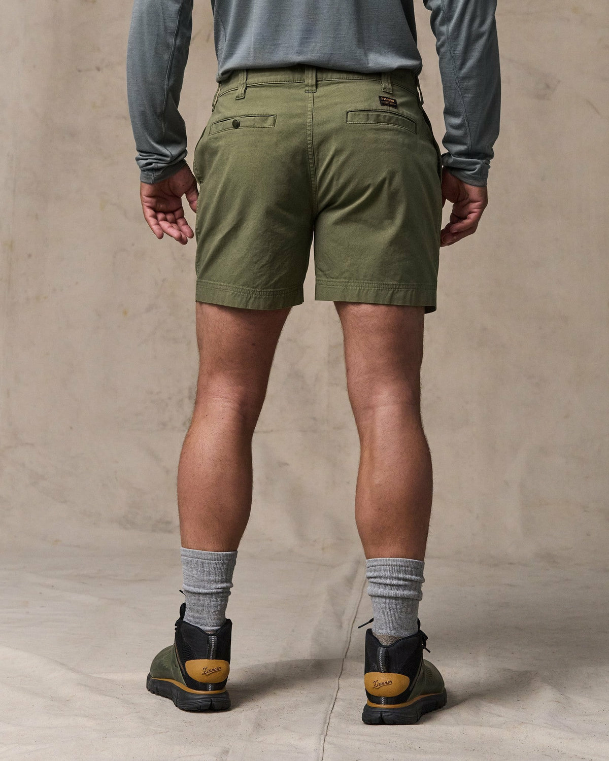 Men Filson Granite Mountain 6" Shorts - Burnt Olive