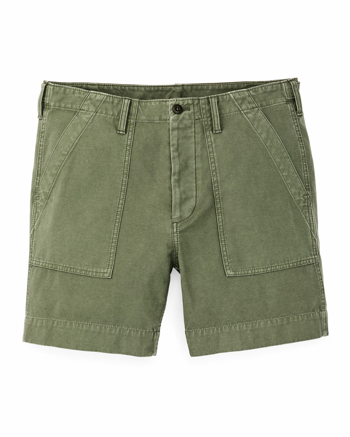 Men Filson Field Supply Shorts - Washed Fatigue Green