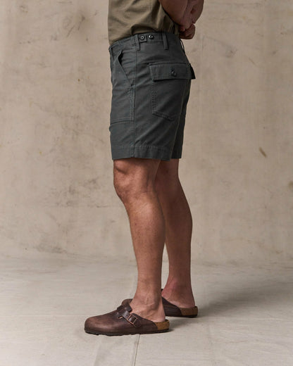 Men Filson Field Supply Shorts - Washed Faded Black