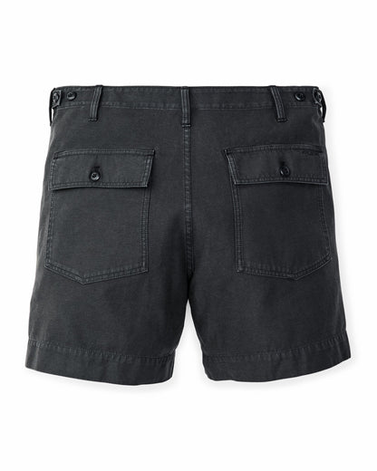 Men Filson Field Supply Shorts - Washed Faded Black
