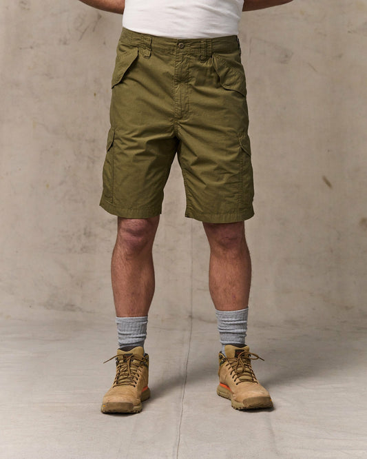 Men Filson Tropical Poplin Cargo Short - Military Olive