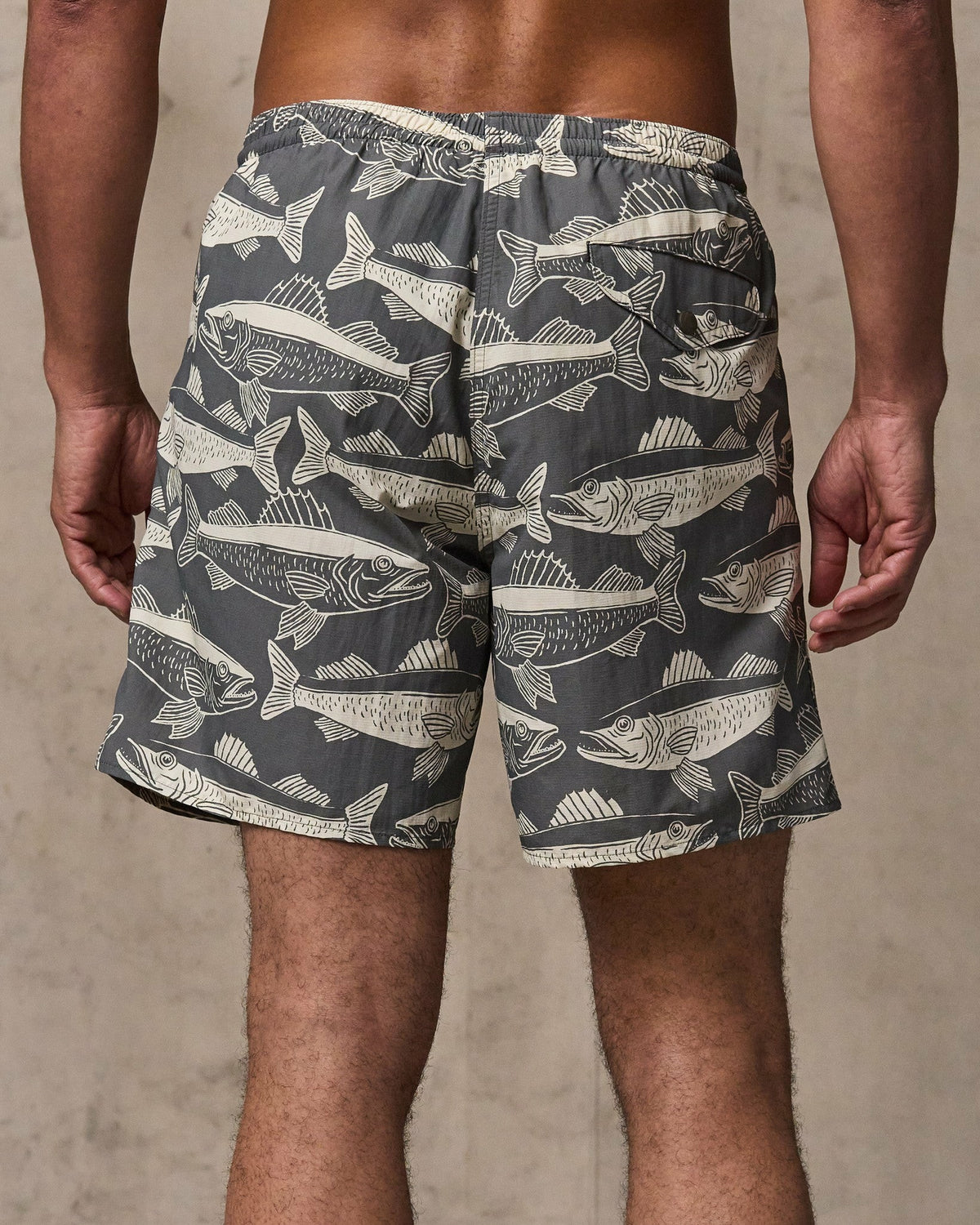 Men Filson Oxbow Lake Trunks - Beluga Print