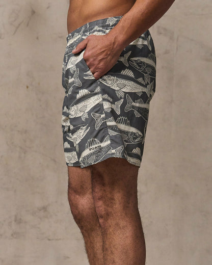 Men Filson Oxbow Lake Trunks - Beluga Print