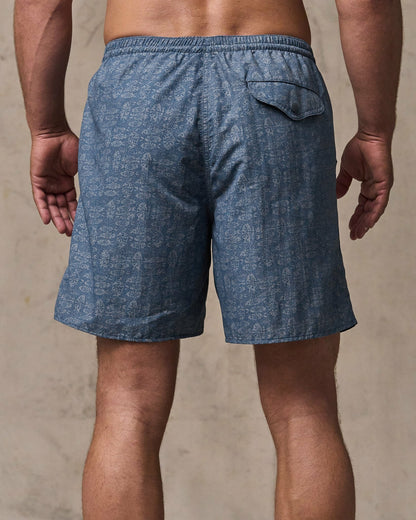 Men Filson Oxbow Lake Trunks - Blue Print