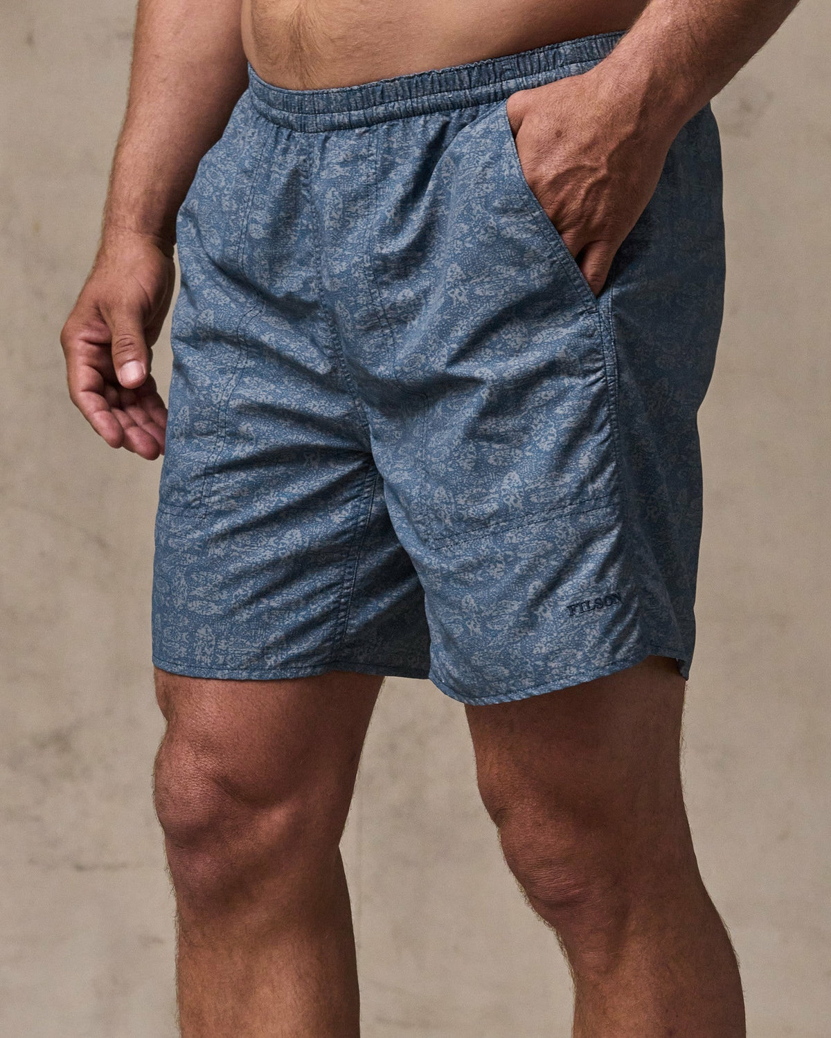 Men Filson Oxbow Lake Trunks - Blue Print