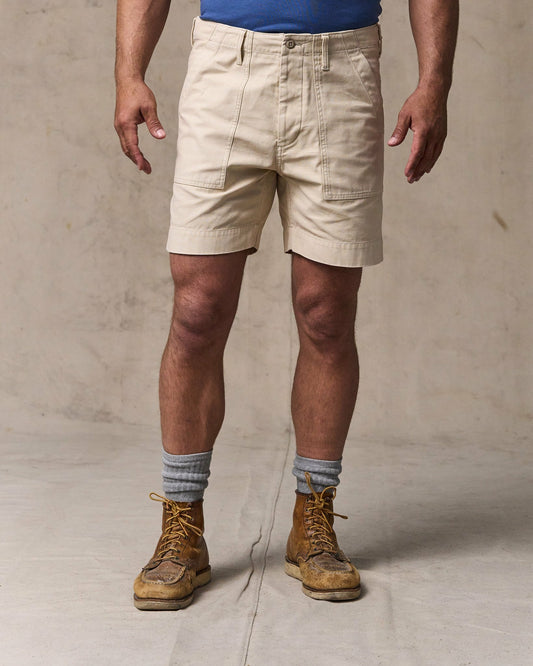 Men Filson Field Supply Shorts - Washed Oatmeal