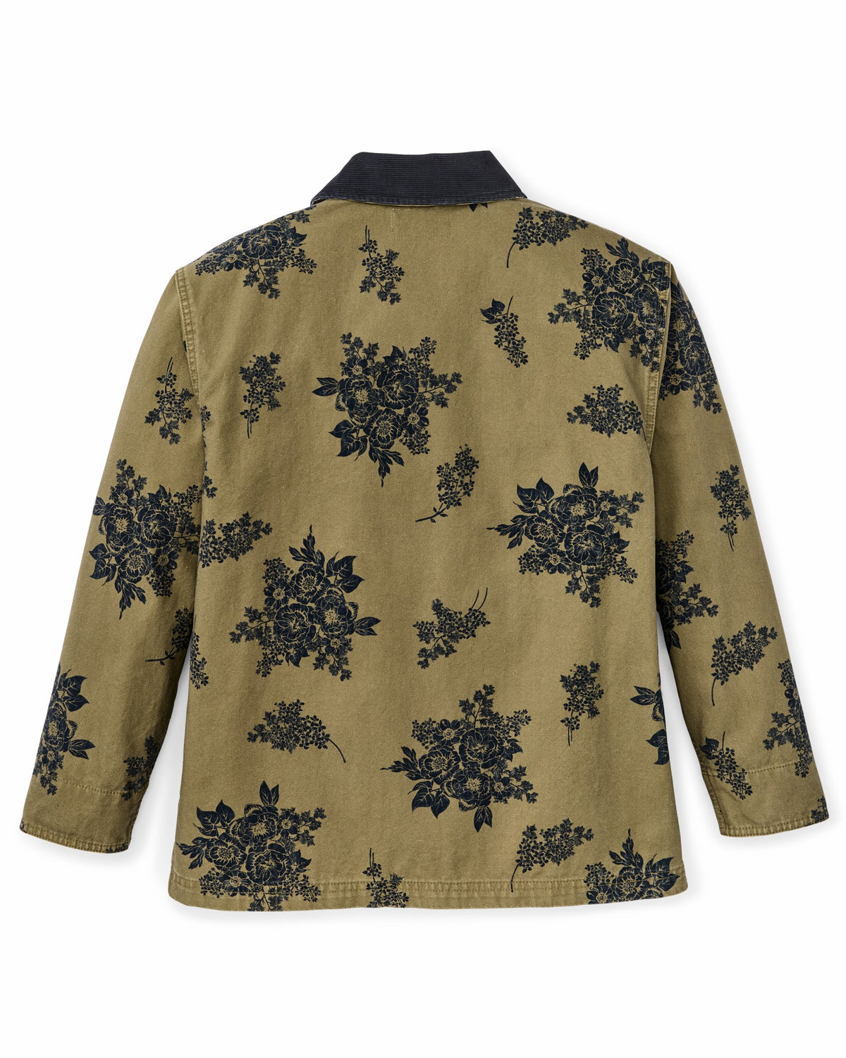 Women Filson Women's Canvas Barn Coat - Olive / Floral Print