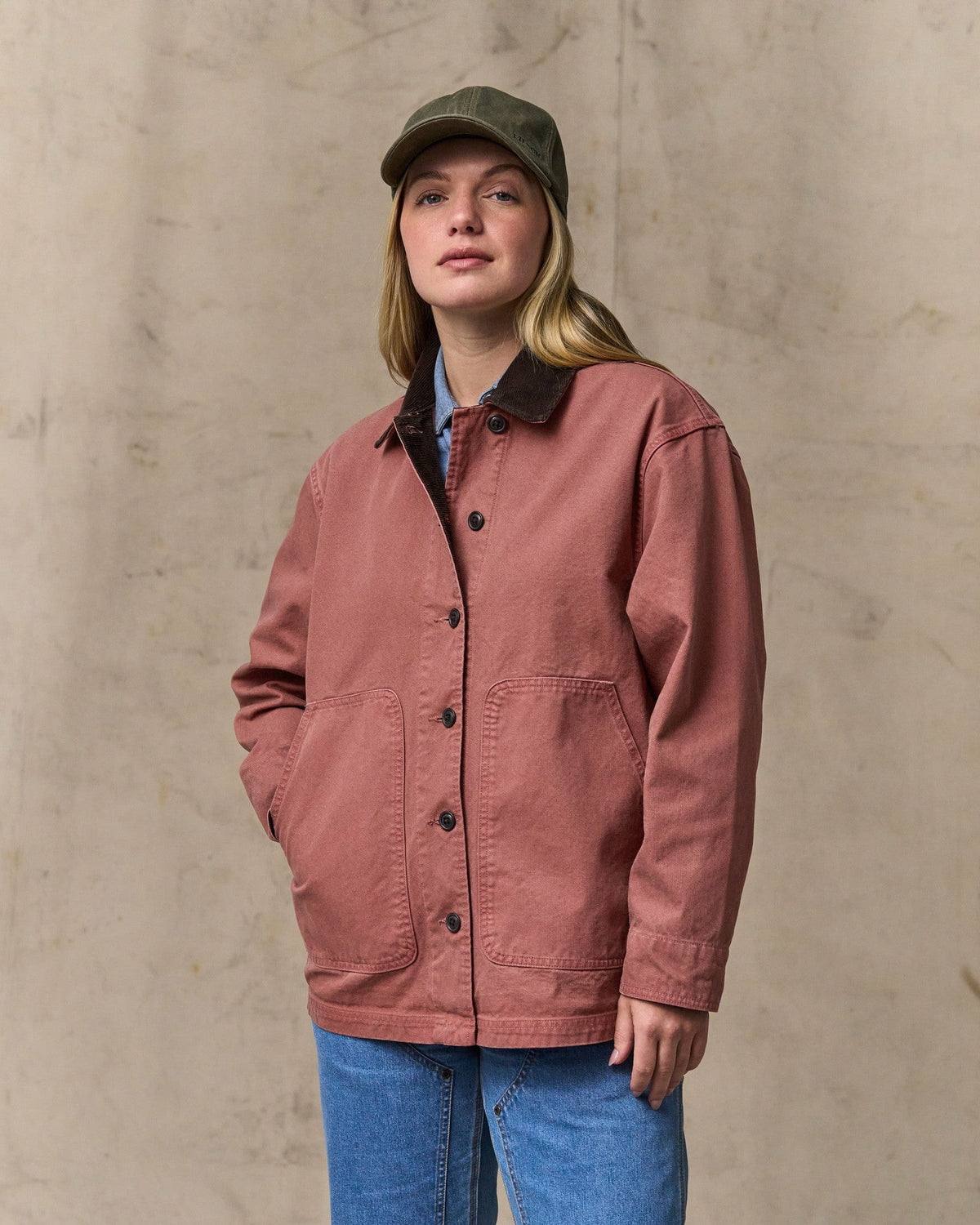 Women Filson Women's Canvas Barn Coat - Mahogany