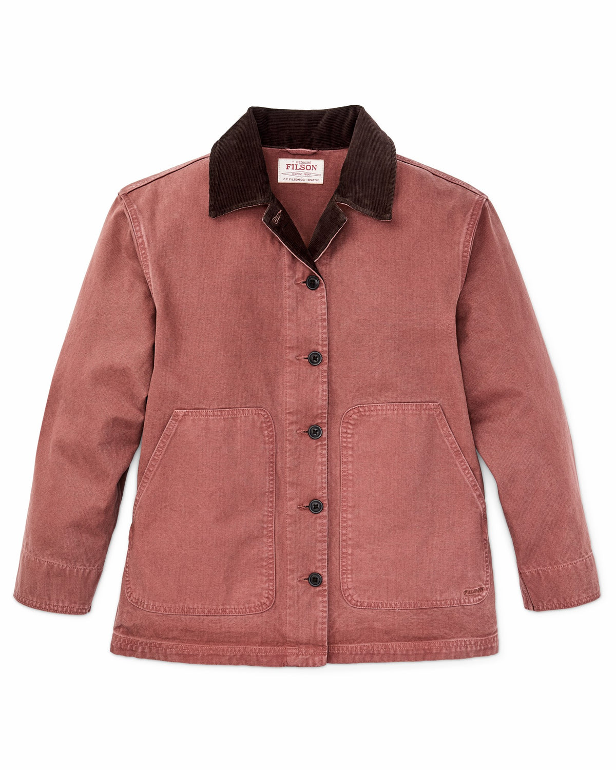 Women Filson Women's Canvas Barn Coat - Mahogany