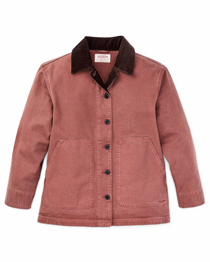 Women Filson Women's Canvas Barn Coat - Mahogany