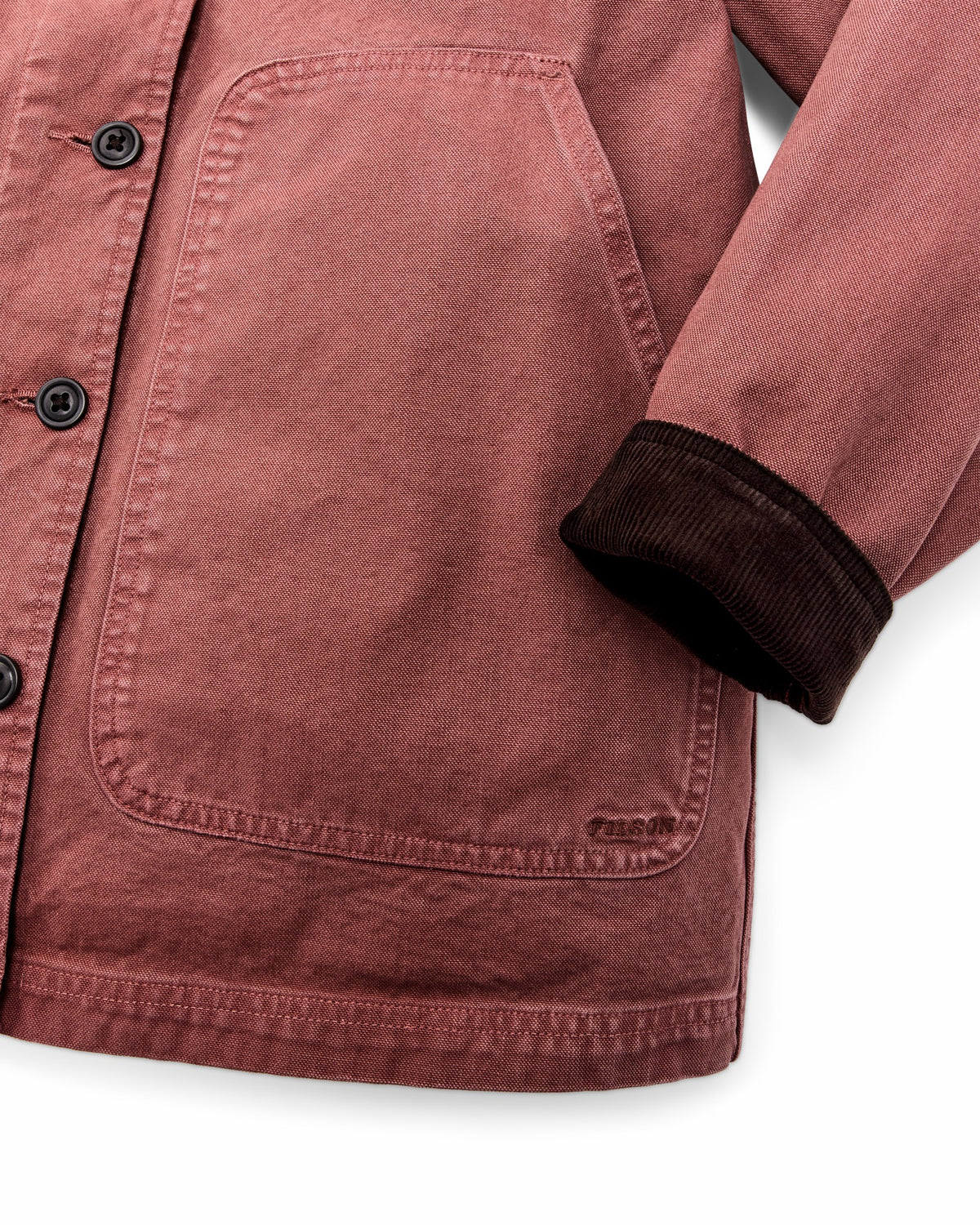 Women Filson Women's Canvas Barn Coat - Mahogany