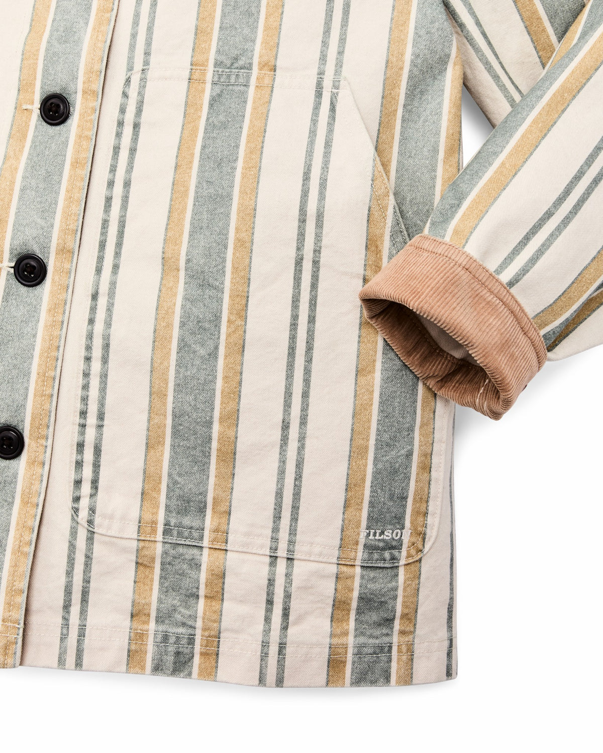 Women Filson Women's Canvas Barn Coat - Natural / Yellow