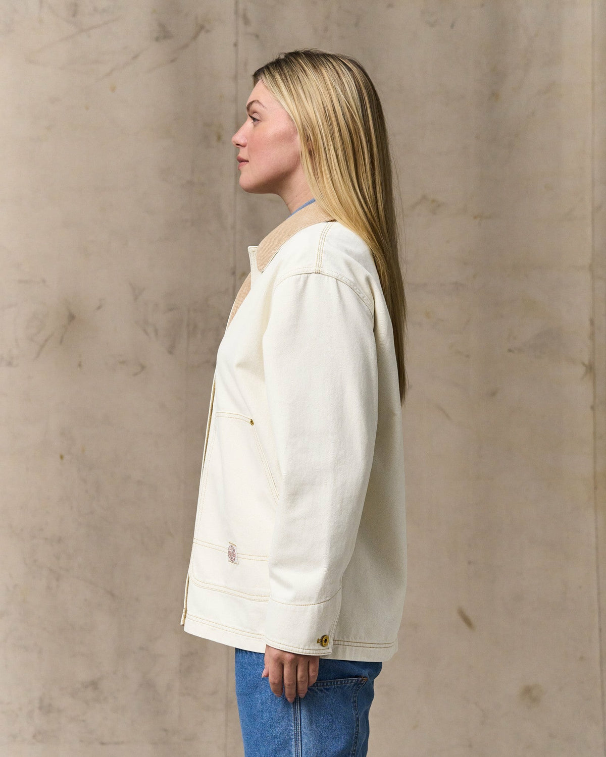 Women Filson Women's 11-oz. Denim Barn Coat - Natural Seed