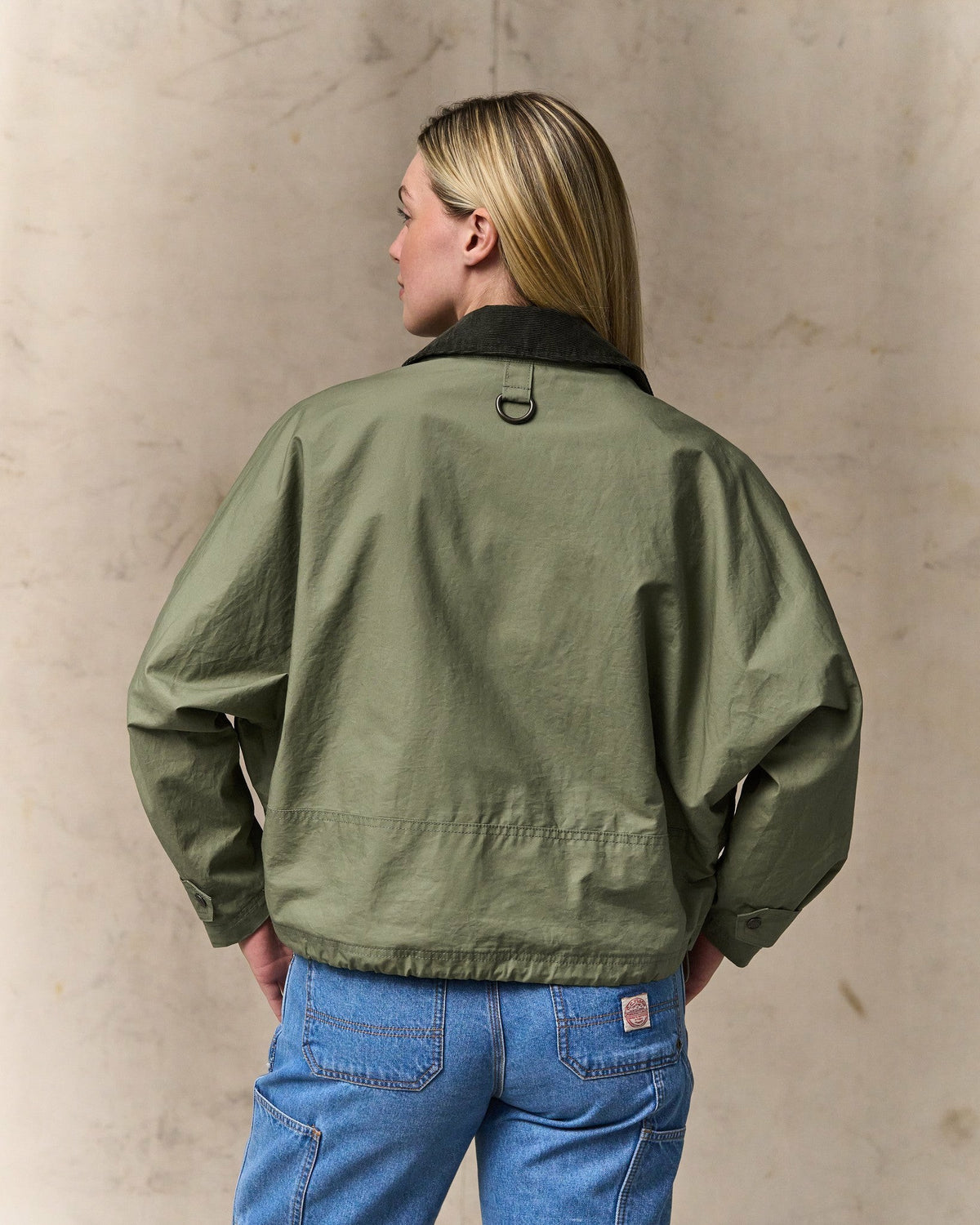 Women Filson Women's Dry Wax Short Work Jacket - Slate Olive