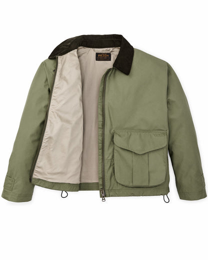 Women Filson Women's Dry Wax Short Work Jacket - Slate Olive