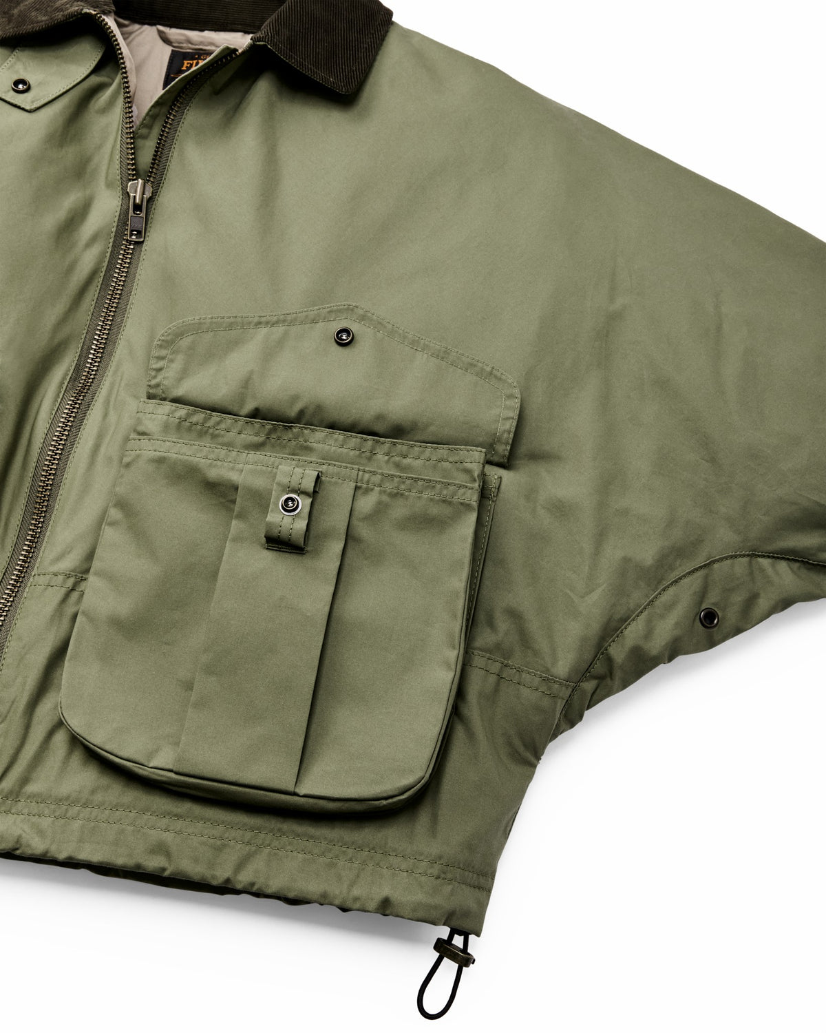 Women Filson Women's Dry Wax Short Work Jacket - Slate Olive