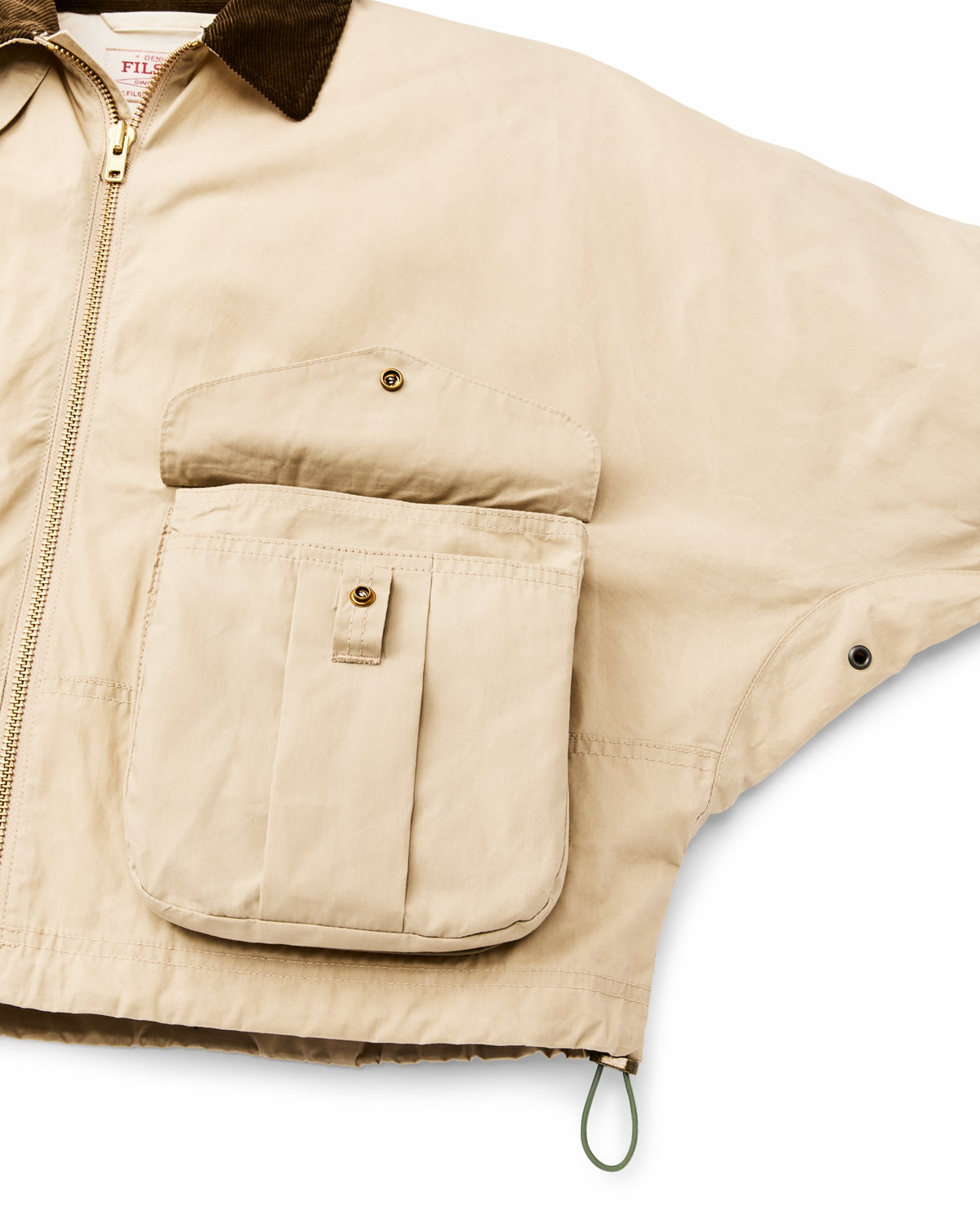 Women Filson Women's Dry Wax Short Work Jacket - Quail Tan