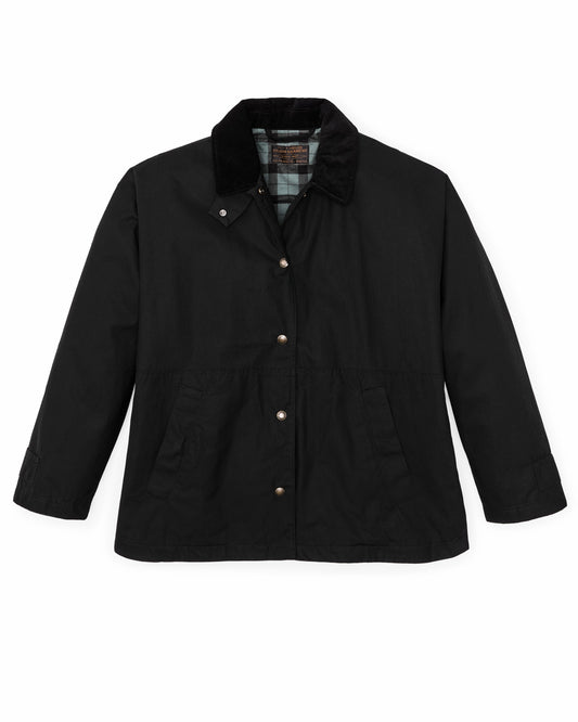 Women Filson Women's Harbor Front Waxed Jacket - Black
