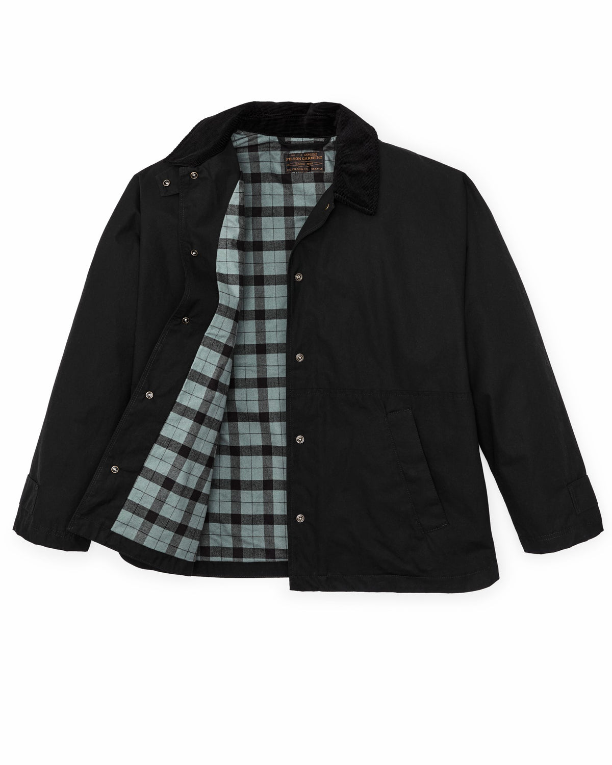 Women Filson Women's Harbor Front Waxed Jacket - Black