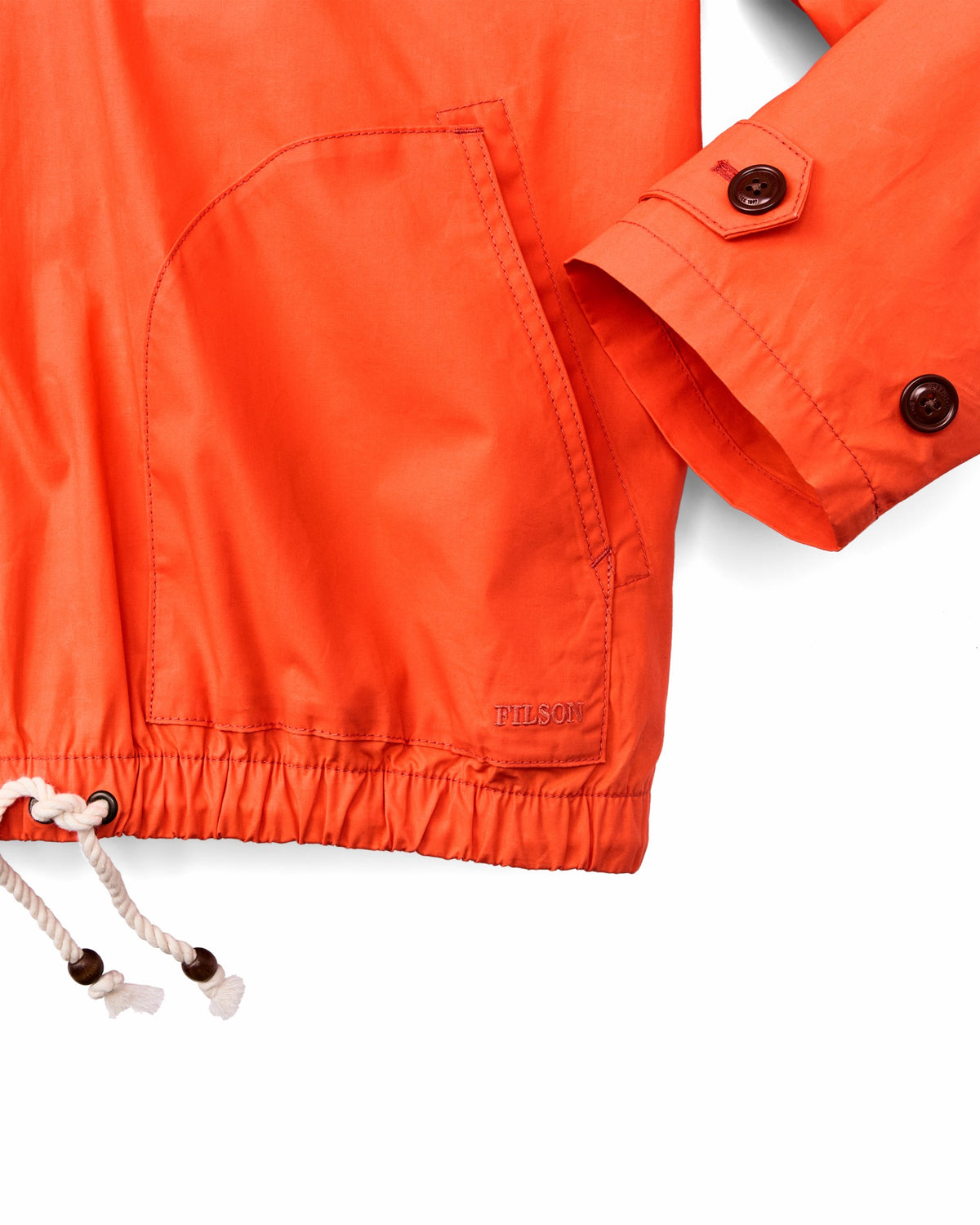 Women Filson Women's Ranger Hooded Popover - Flame