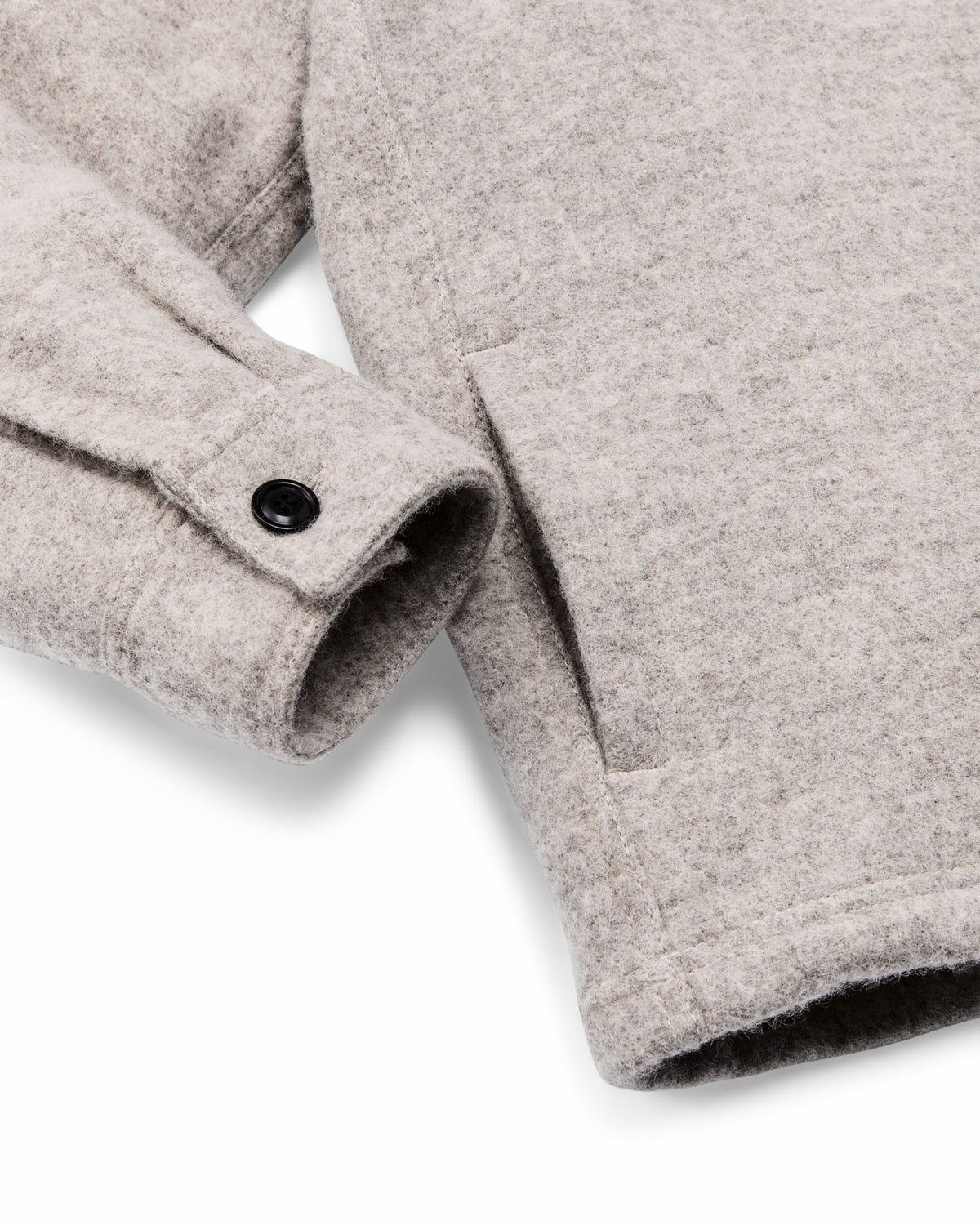 Women Filson Women's Wool Overshirt - Gray / Black Blanket Stripe