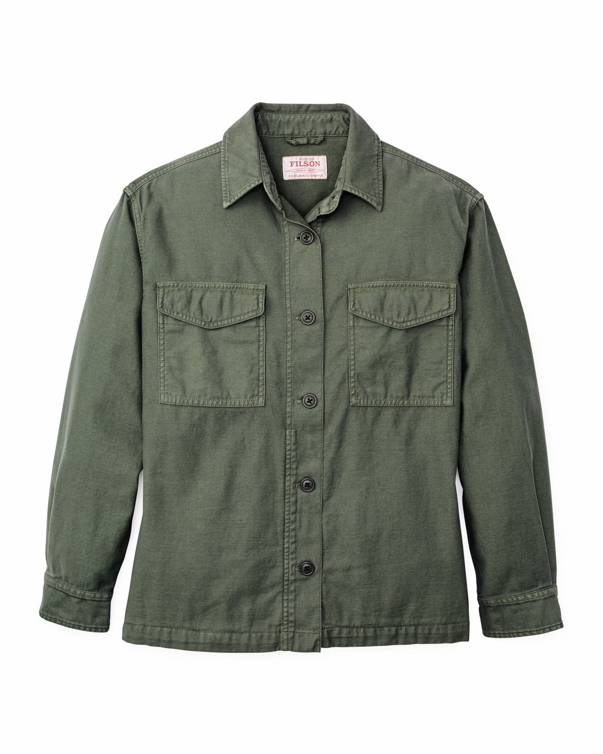 Women Filson Women's Field Jac-Shirt - Service Green