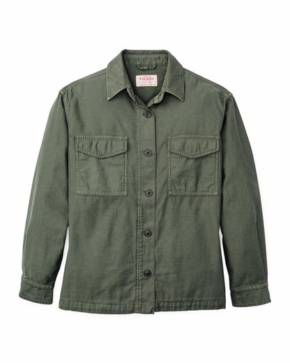 Women Filson Women's Field Jac-Shirt - Service Green