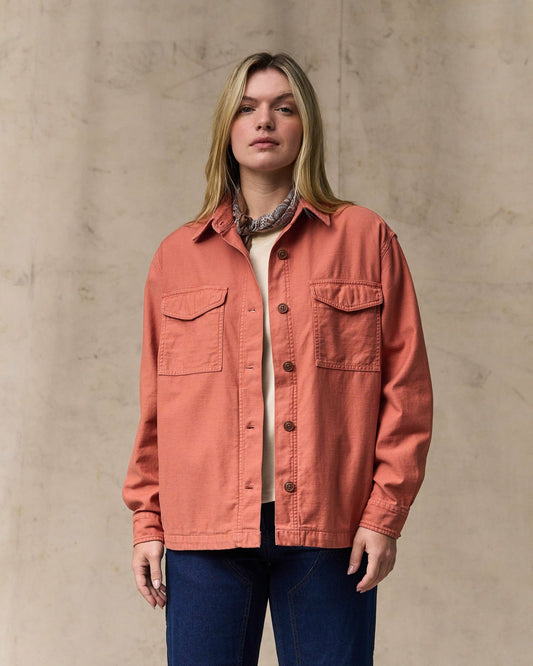 Women Filson Women's Field Jac-Shirt - Copper Brown