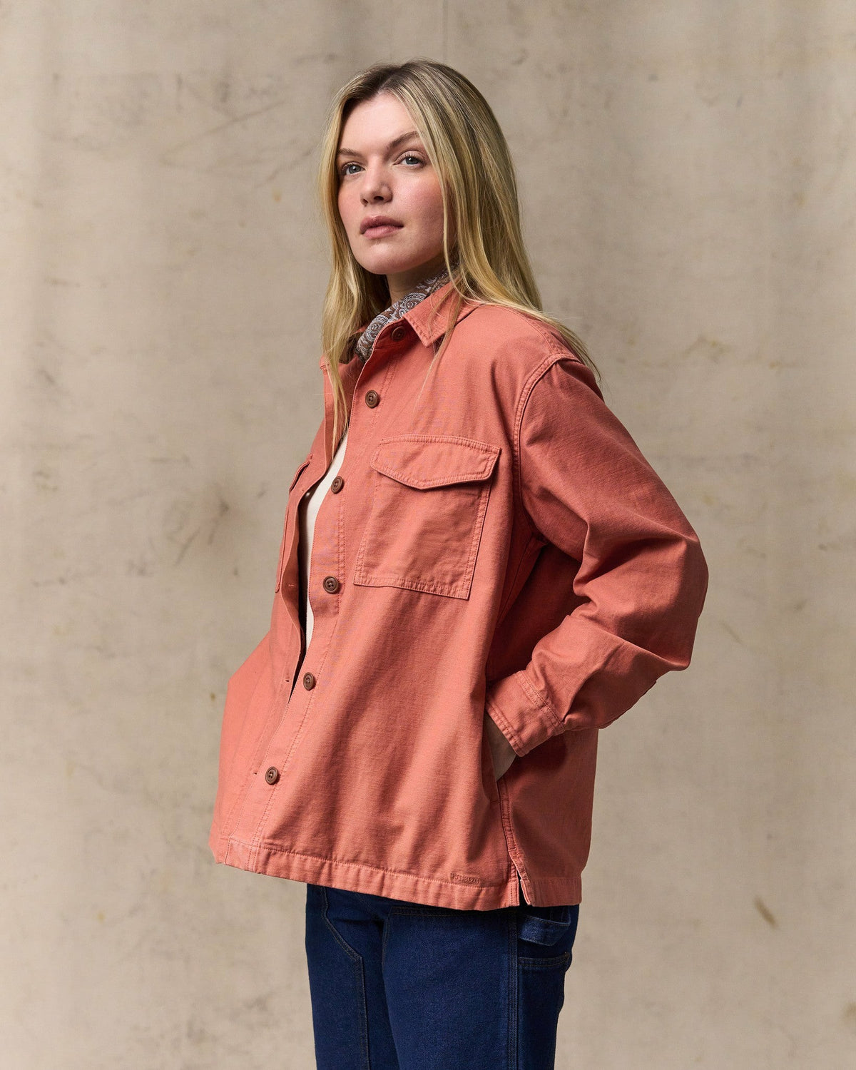 Women Filson Women's Field Jac-Shirt - Copper Brown
