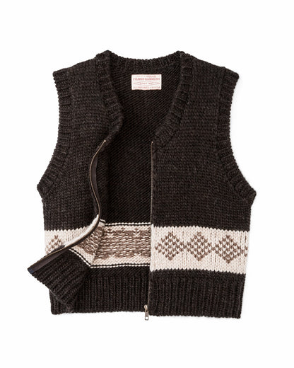 Women Filson Women's Wool Vest - Dark Brown
