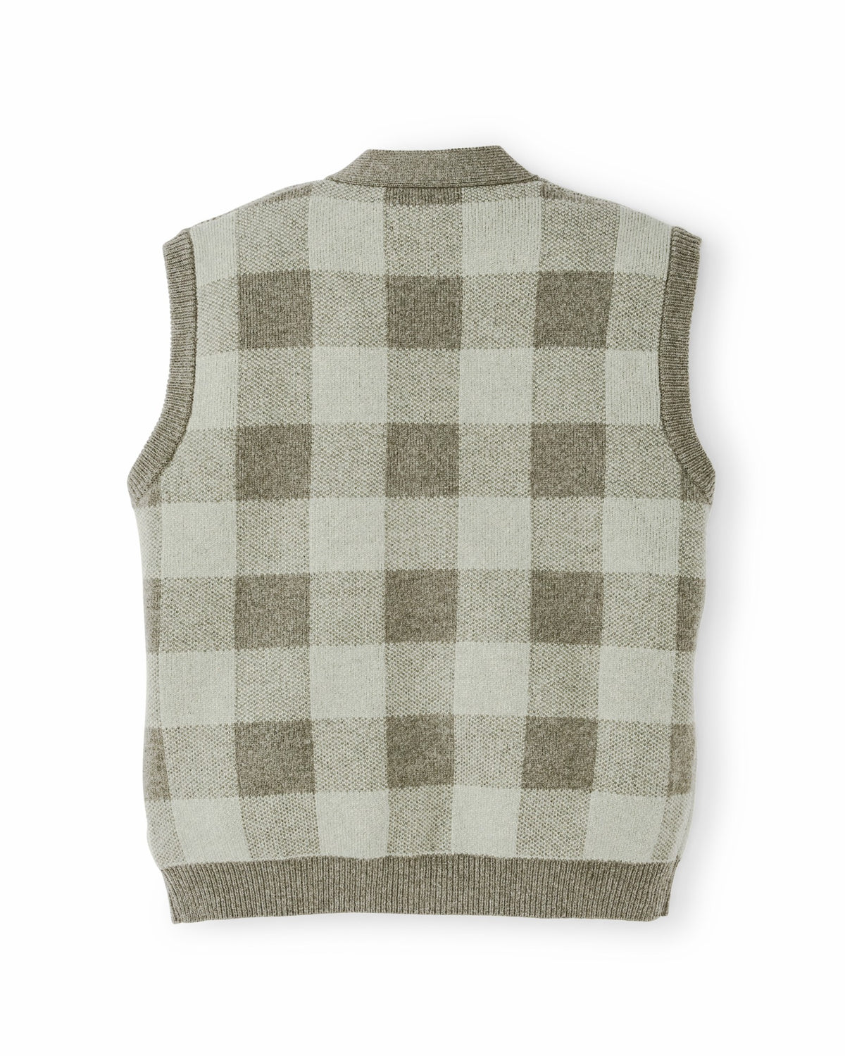 Women Filson Women's Wool Cardigan Vest - Olive Check