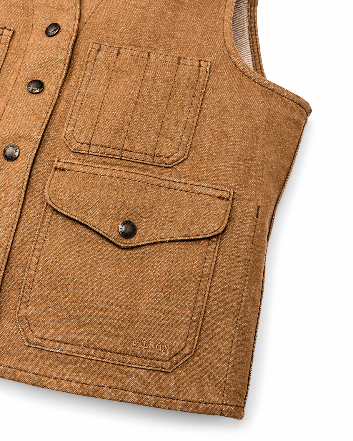 Women Filson Women's Archive Cruiser Vest - Harvest Tan