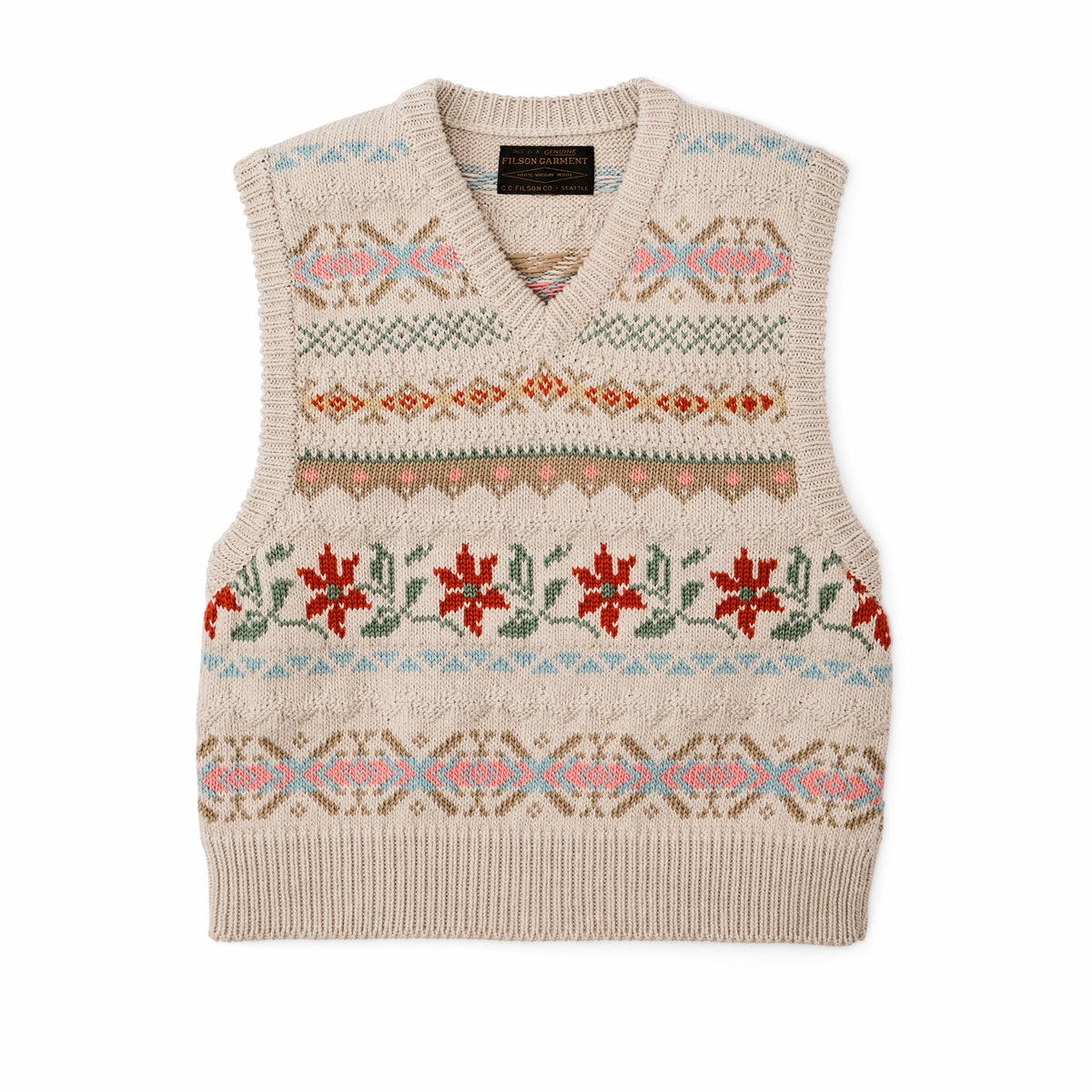 Women Filson Women's Jacquard Fair Isle Vest