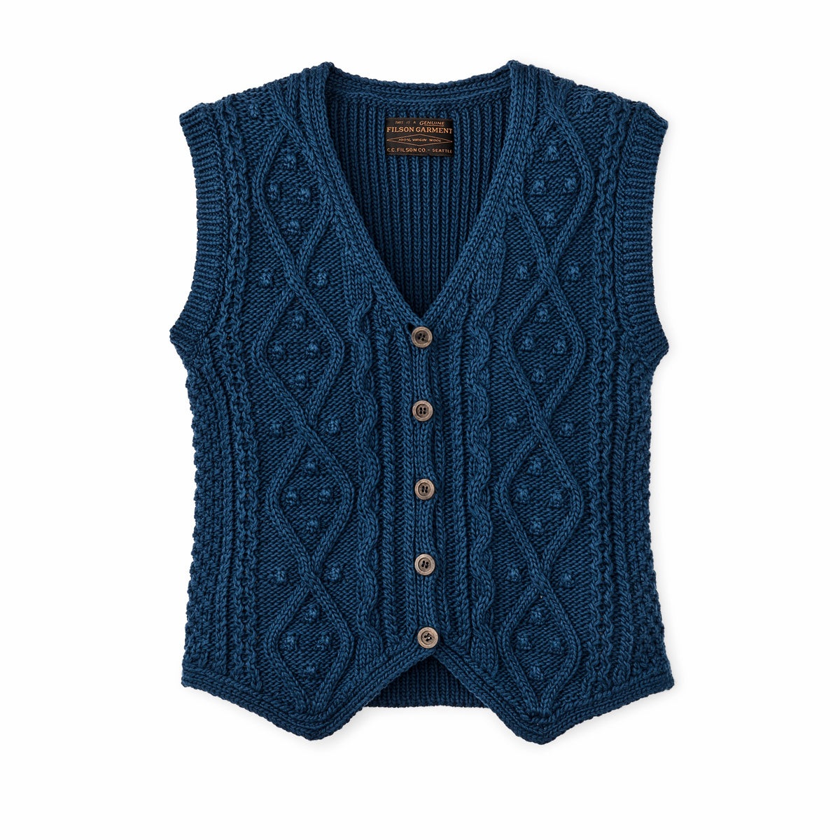 Women Filson Women's Rustic Cable Knit Vest