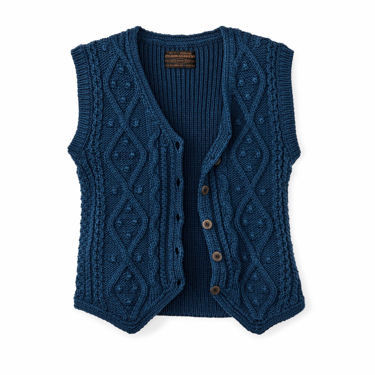 Women Filson Women's Rustic Cable Knit Vest