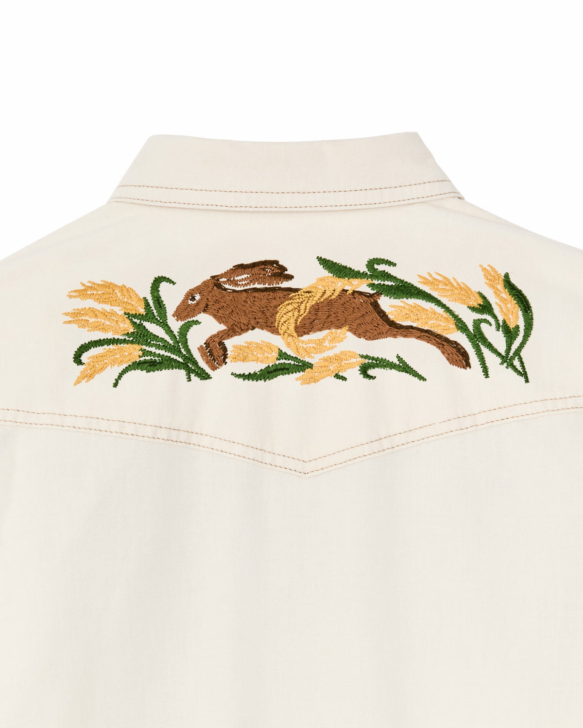 Women Filson Women's Embroidered Western Shirt - Natural Seed
