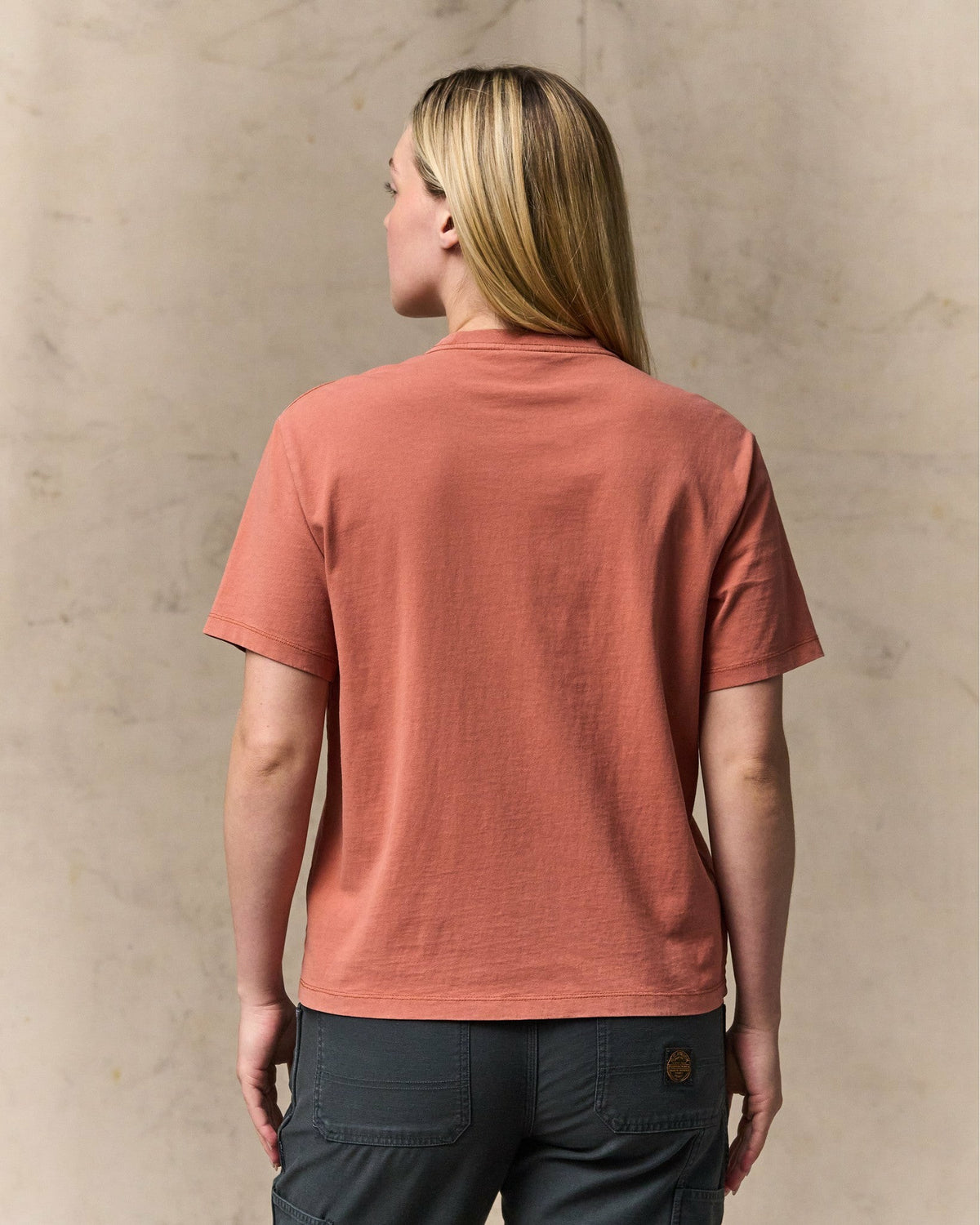 Women Filson Women's Short Sleeve Pocket Tee - Copper Brown