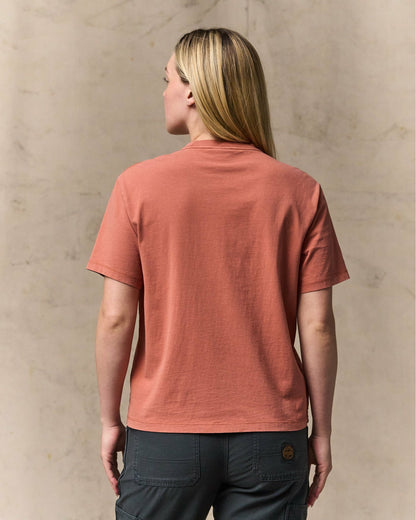 Women Filson Women's Short Sleeve Pocket Tee - Copper Brown