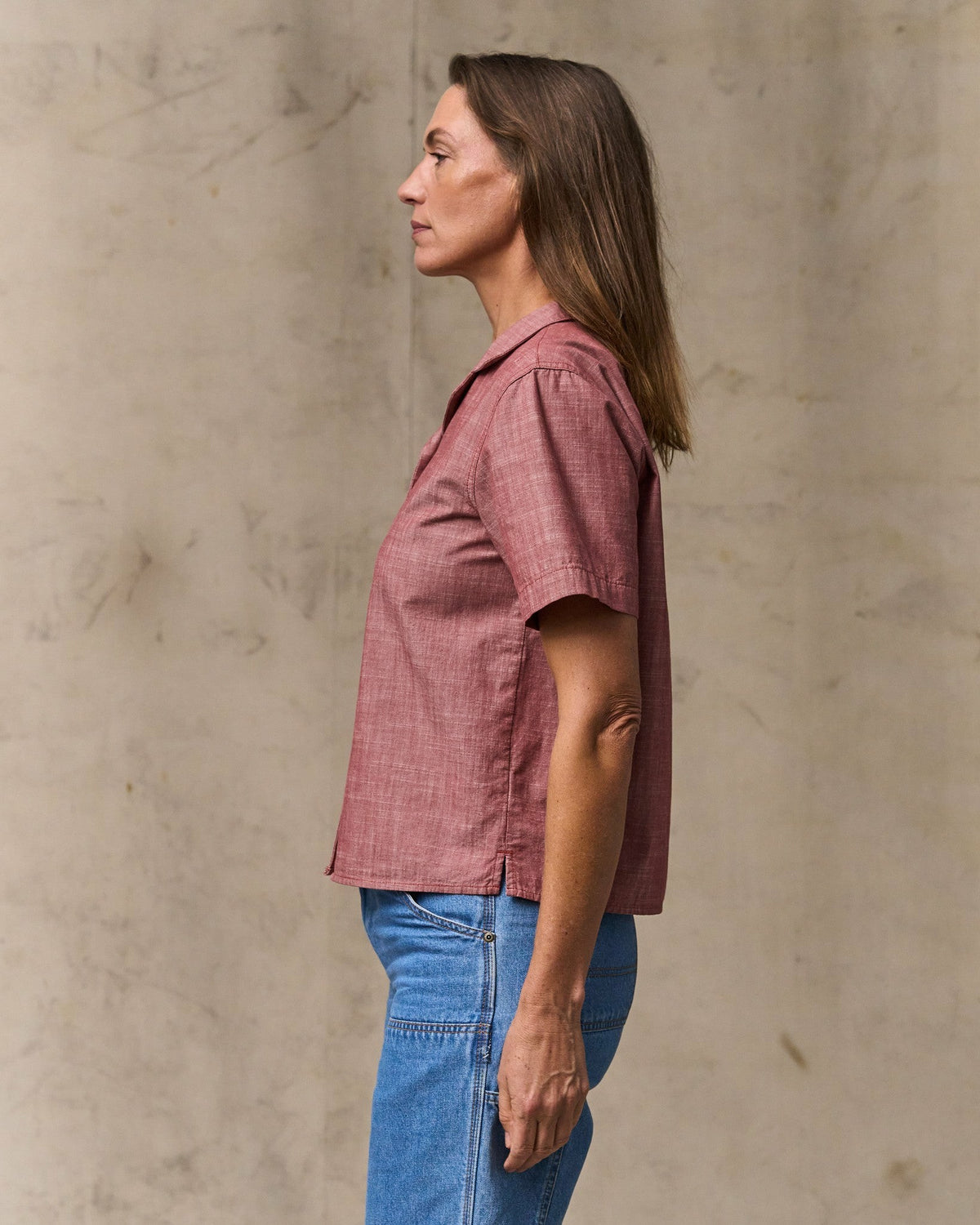 Women Filson Women's Camp Shirt - Red Rock