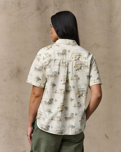 Women Filson Women's Twill Popover Shirt - Desert Natural Print