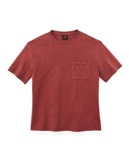 Women Filson Women's Short Sleeve Pocket Tee - Fired Brick