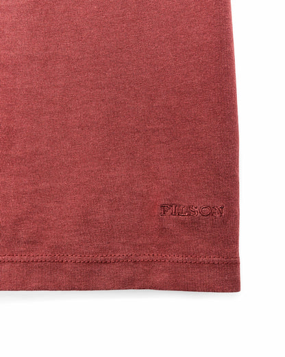 Women Filson Women's Short Sleeve Pocket Tee - Fired Brick