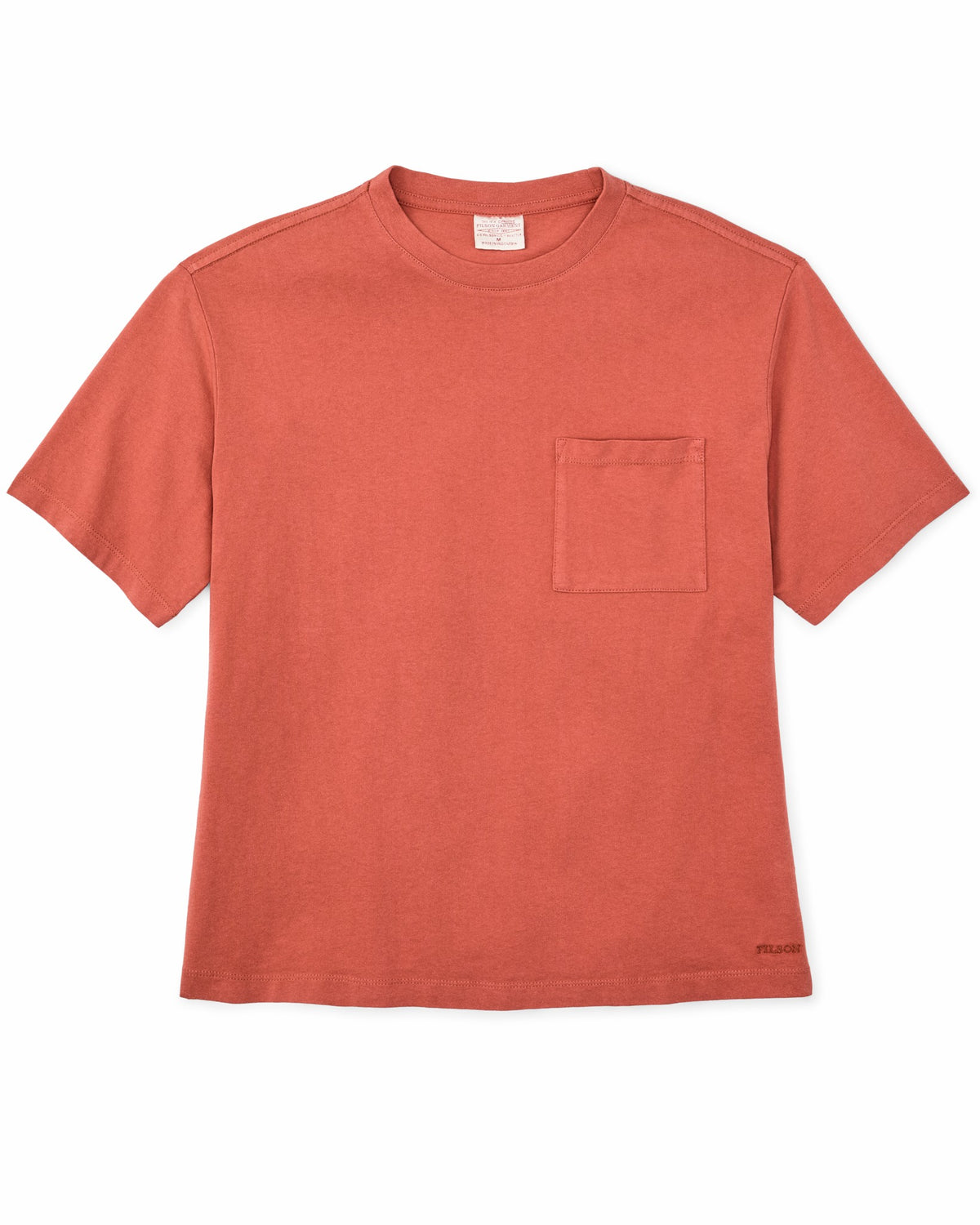 Women Filson Women's Short Sleeve Pocket Tee - Cedar Red