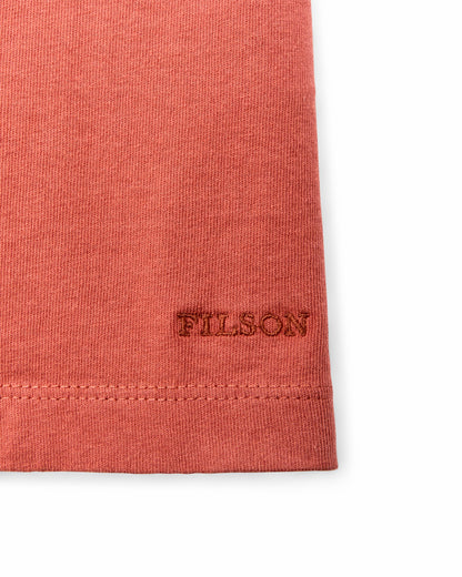 Women Filson Women's Short Sleeve Pocket Tee - Cedar Red