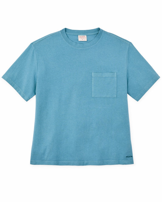 Women Filson Women's Short Sleeve Pocket Tee - Storm Blue